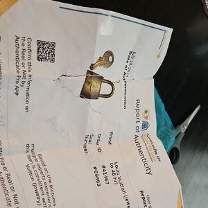 Louis Vuitton Gold Padlock #213